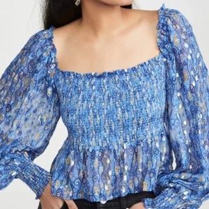 Rixo Silk Blouse